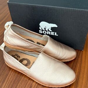 Sorel Rose Gold Ella Slip-On Flats